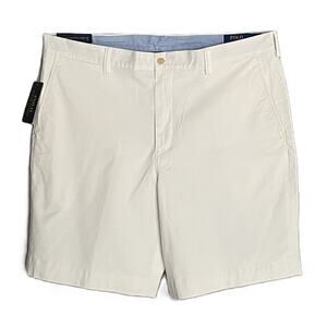 Polo Ralph Lauren Shorts Men's 42W Chino Cotton Twill Classic Fit White NEW